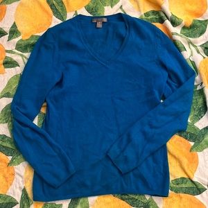 Charter Club Blue Cashmere Sweater